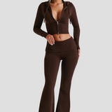 Noelle Milano | Set de iarnă călduros cu fermoar bidirecțional și șnur