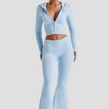 Noelle Milano | Set de iarnă călduros cu fermoar bidirecțional și șnur