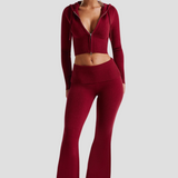 Noelle Milano | Set de iarnă călduros cu fermoar bidirecțional și șnur