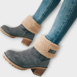 Ghete de iarnă călduroase cu blană artificială