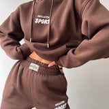 Set Elora Lounge | Trening de lux pentru femei, cu glugă